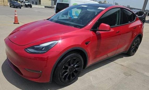 TESLA MODEL Y 2022 7SAYGDEE3NF557720 image